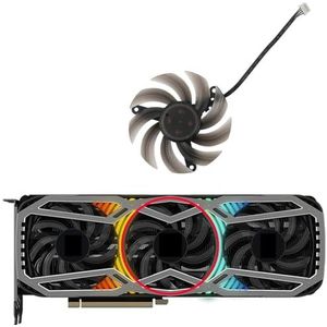Computerkoelgedeelte FD8015U12D 12V 0,5A 82mm GPU ventilator voor RTX 3070 3070Ti 3080 3080Ti 3090 XLR8 Gaming EPIC-X RGB drievoudige ventilator (ventilator, 1 stuk)
