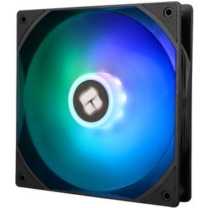 Thermalright TL-C14C-S 140 mm stille ventilator, zwarte compurter-ventilator, CPU-koeler met 1500 rpm hoge snelheid, 4-polige PWM-aansluiting