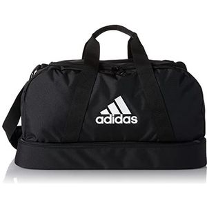 adidas Standard Tiro Bottom Compartment Duffel Bag, Black/White, Large