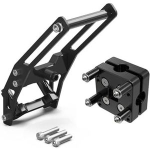 Telefoonhouder Motorfietsen Voor Ducati Voor DesertX 2022-2023 12MM Bar Motorfiets Navigatie GPS Mount Bracket 12MM GPS Houder Bar Klem Motortelefoonhouder (Maat : SET)