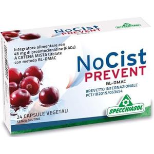 Specchiasol Voedingssupplement Nocist Prevent, Capsules, 24 Units
