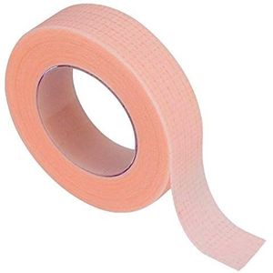3M Micropore Paper Tape kleurrijk voor wimperverlenging, latexvrij en hypoallergeen plakband, 3M-band, ademend, wimpertape, microfoam tape, roze of groen, 1x, kleur: roze