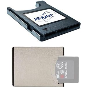 Jorkar Adapter voor het converteren van CFexpress Type A geheugenkaart naar CFexpress Type B geheugenkaart, voor verschillende camera's opnemen en lezen