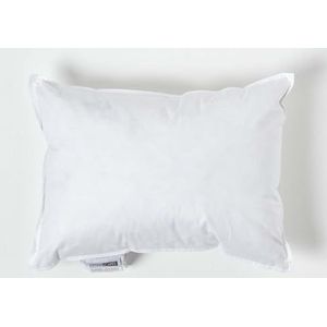 HOMESCAPES Kussen met eendenveren, 30 x 40 cm, binnenkussen met hoes van 100% katoen, donsdichte hoes, hypoallergeen, RDS-gecertificeerd, machinewasbaar