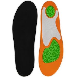 Bama Inlegzolen, sneakers, gel voetbed, schoeninlegzool voor aangenaam comfort en ondersteuning, optimale schoenzool voor sneaker- en sportschoenen, voor volwassenen, 1 paar