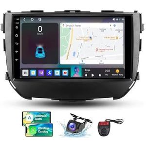 Voor Suzuki Vitara Brezza 2016-2019 Android 13 Carplay Autoradio 9 inch Scherm Radio Wireless Android Auto Bluetooth Handsfree 4G WiFi FM/RDS/DAB+ Radio HiFi Achteruitkijkcamera+DVR(NF-3)