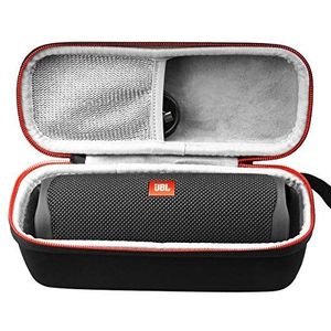 AONKE Hard Travel Case Tas voor JBL Flip 5/6/Essential Draagbare Bluetooth Speaker (Binnenkant Grijs)