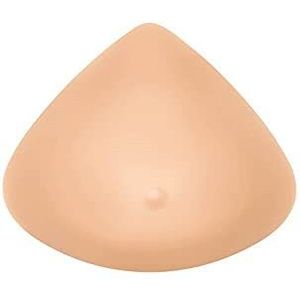 Amoena 363/08 Essential 3S enkele laag driehoekig siliconen prothese, volle cup, maat 8, ivoor