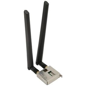 WiFi 6 Netwerkadapter, 2 Antennes IEEE 802.11ac 802.11ax 2,4GHz 5GHz 160MHz WiFi 6 Draadloze Kaart met Dubbele Band voor Desktop