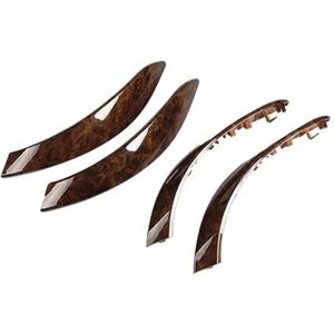 Auto interieurdeurgrepen Voor BMW 3 4 3GT-serie 2013-2018 F30 316d 318d 320d F31 320i 325d Binnendeurgreep Buitengreep Afdekkap(Wooden Pattern 4PCS)