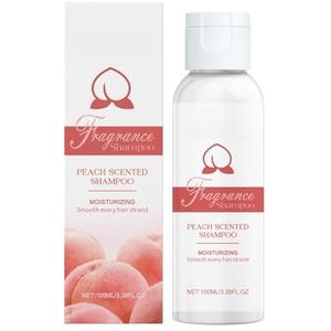 Shampoo Met Perzikgeur For Dames, Milde Voeding For Droog Haar, Kroesbestrijding En Gladheid(3PCS)