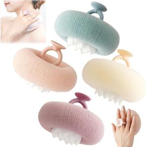 Associating Super Soft Sunflower Suction Cup Bath Ball, 2-in-1 Sunflower Bath Ball, with Suction Cup Shower Sponges(I)