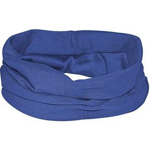 CN Outdoor Slangsjaal, mondbescherming, colsjaal, ronde sjaal, multifunctionele doek, uniseks, blauw, Eén maat