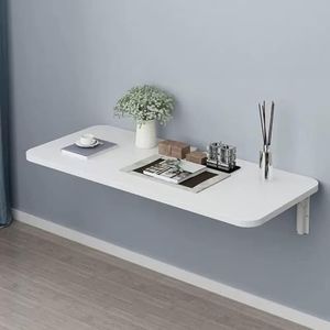 FZDZ Multifunctionele wandgemonteerde tafel ruimtebesparend klein tafelblad geschikt voor was/thuis bar/keuken en eetkamer (60 x 40 cm)