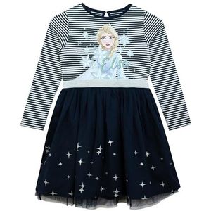 Disney Frozen feestjurk | Meisjes bevroren jurk | Prinsessenjurk voor meisjes| Leeftijden 18 maanden tot 10 jaar | Officiële Frozen-merchandise | Blauw | 3-4 jaar