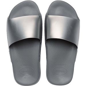 Havaianas unisex-slipper, glijbaan, staalgrijs, 3/4 VK