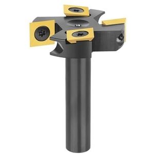 SYULCR 4 stuks vlakfrees, kogellagers, boordfrees, 8 mm schacht, ontvlagfrees, randen