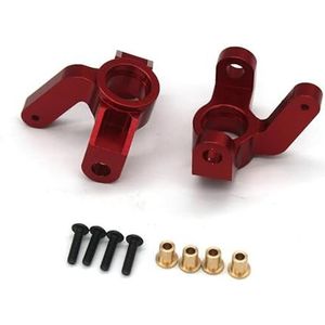 For VKAR BISON 1/10 RC Afstandsbediening Auto Metalen Upgrade Onderdelen for en Achter Swing Arm Steering Cup C Seat achterwiel Seat(Red ET1004)