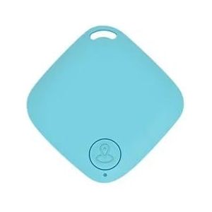 Mini GPS Bluetooth 5.0 Tracker Anti-Verloren Apparaat Vierkant Huisdier Hond Kat Kinderen Tas Portemonnee Tracking Smart Finder Gps Locator(Blue)