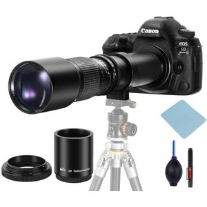 JINTU - 500mm/1000mm f/8 - Handmatige Telelens - Voor Canon EOS