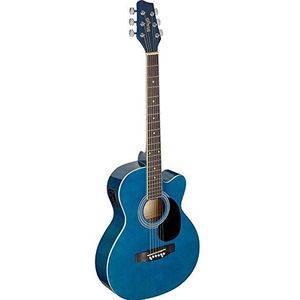 Stagg SA20ACE BLUE Auditorium Cutaway Elektro-Akoestische Gitaar - Blauw