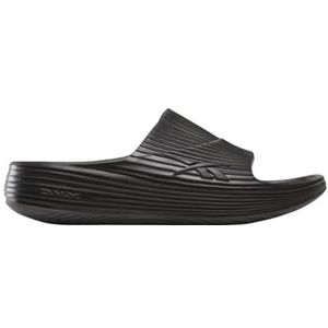 Reebok Unisex DMX Recovery Slide Sneaker, gewassen zwart, 12 UK, Zwart, 12 UK Men/ 12.5 UK Women