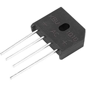 KBU1010 bruggelijkrichter loden diode 1000V 10A diodebrug voor elektronische schakelingen/huishoudelijke apparaten (10 stuks)