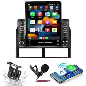 Android 14 Autoradio Navi voor J-eep GRAND CHEROKEE (1999-2005) 9.7 ""Verticale schermradio met draadloze carplay Android Car GPS met Bluetooth 5.0 HIFI FM 5G-WiFi SWC MIC-camera,M150s
