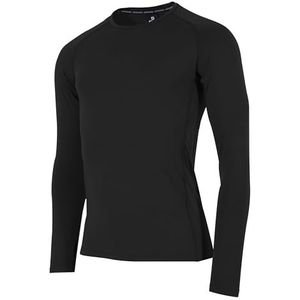 Stanno Thermoshirt Long Sleeve - Core Baselayer Long Sleeve Shirt - Compressieshirt - Fitnesskleding - Shirt met Lange Mouwen - Thermo Kleding Heren/Dames - Zwart - Maat L