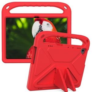 Tablet PC-hoes Compatible With Lenovo M10 FHD REL TB-X605FC /TB-X605LC (10.1""), Shock Absorbing, With Handle,EVA, Holder, Sturdy Tablet Case For Kids, Lightweight Bescherming(Rosso)