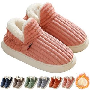 Hokuto Wolk pantoffels - uniseks winter gezellige mode pluche warme huispantoffels, roze, 7/7.5 UK