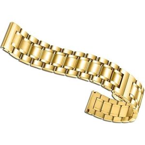 dayeer Roestvrij stalen horlogeband voor Diesel DZ7333 DZ4344 Horloge Grote wijzerplaat Heren Metalen gouden bandarmband (Color : Golden B, Size : 24mm)