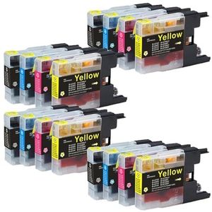 Inktcartridge for MFC-J280W J430W J435W J5910DW J625DW J6510DW J6910DW DCP-J725DW(4 Set)