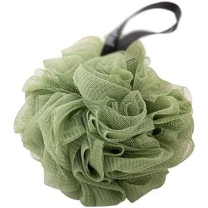 1 STKS Zachte Mesh Badspons Ballen Body Cleaner Exfoliërende Scrubbers Bad Bal Nylon Reinigingsborstels Douche Puff High-End Bad Bloem Geschikt voor Douche, Exfoliëren (Groen)