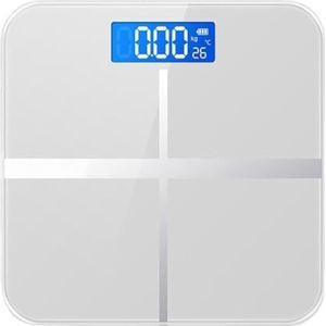 Weegschaal Digitale Personenweegschaal Huishoudelijke Elektronische Weegschaal Weegschaal Weegschaal Personenweegschaal(Blue,Silver)