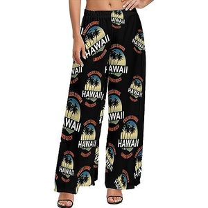 Zomer Hawaii Casual Brede Pijpen Lounge Broek Comfortabele Losse Joggingbroek Joggers Broek