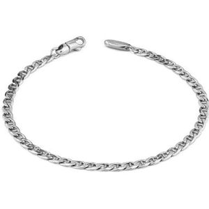 MBR212 Kleine schakelarmband, Zilver