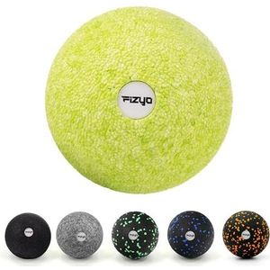 FIZYO Massagebal 8 cm EPP – Voor Triggerpoint & Diepe Weefselmassage, Spierontspanning Ideaal voor Rug, Nek en Voeten – Effectief voor Fysiotherapie, Pilates, Fitness, Thuis & Onderweg (Limoengroen)
