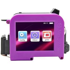 Mini draagbare handheld etikettenprinter Productiedatum QR-code Flessendop Verpakking Niet-vervagende codeermachine Lichtgewicht en handig(Printer-3 Ink)