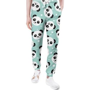 Leuke Panda Heren Joggingbroek Casual Joggers Broek Atletische Lounge Broek Met Zakken Voor Vrouwen