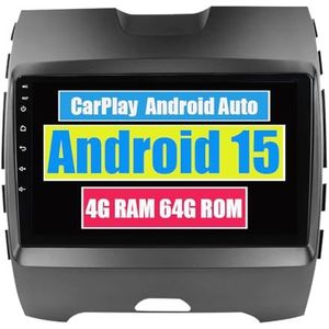 RoverOne Auto Stereo CarPlay Hoofd Unit voor Ford Edge 2 2015 2016 2017 2018 Android Auto Touchscreen Sat Navi Bluetooth WiFi Radio Speler