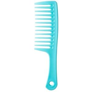 DieffematicSZ kam Hot Hairdress Comb Heat Resistant Woman Wet Hook Curly Hair Brushes Pro Salon Dyeing Styling Tools Coarse Wide Spikes Tooth (Color : Mavi)
