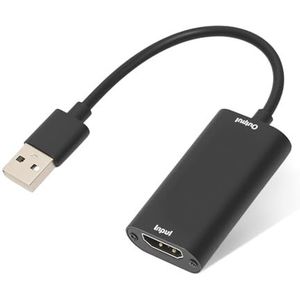 HD Video Capture Card, 4K 1080P Video Recorder Capture Card Plug en Play Multimedia Interface Record Card voor Gaming Live Streaming(USB)