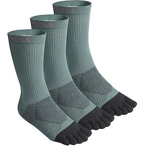 VWELL Toe Socks Cotton Athletic Running Five Finger Socks 3 Pairs,Size 7-11