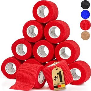HUND IST KÖNIG Zelfklevend verband, elastisch verband 12 x 4,7 m, zelfklevend plakverband voor mens en dier, fixeerverband - zelfklevend verband zelfklevend, bandages