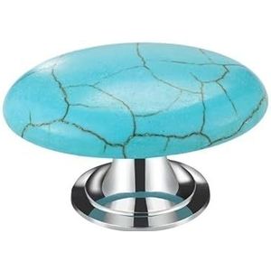 Marmeren kastknoppen, lade decoratieve handgrepen, dressoirknoppen, keukenkast lade handgrepen, kastdeurknoppen for dressoirladen en keuken, badkamerkasten, kantoor(Green marble)