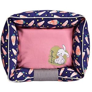 Hondenbed Huisdierbed Vierkante Hond Bed Canvas Huisdier Bedden Kat Mat Super Zacht Huisdier Nest Warme Slaapmatten Huisdier Huis Kattenbed Huisdierenbed (Color : A, Size : 60 * 75 * 20cm)