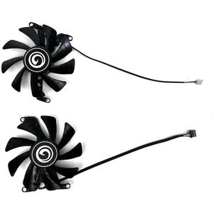 Koelventilator 85MM 4-pins TH9215S2H RTX3060 TI GPU-ventilator voor Gainward RTX 3060 Ti Ghost grafische kaartventilator(SKY BLUE)