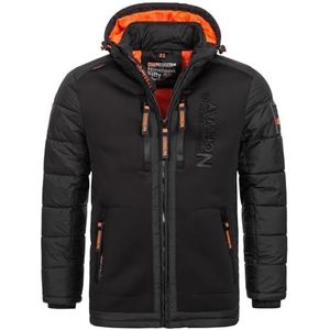 Geographical Norway Heren jas Beachwood winterjas WR813H/GN XL zwart, zwart
