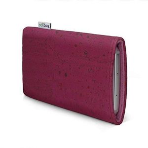 Stilbag Hoes voor mobiele telefoon VIGO voor Samsung Galaxy A22 5G | Smartphone-tas Made in Germany | Kurk roze, wolvilt oudroze